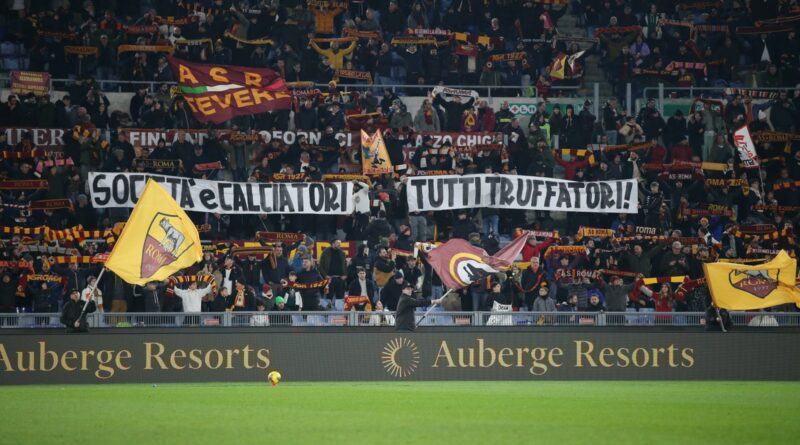 2024-12-18 roma-sampdoria proteste tifosi