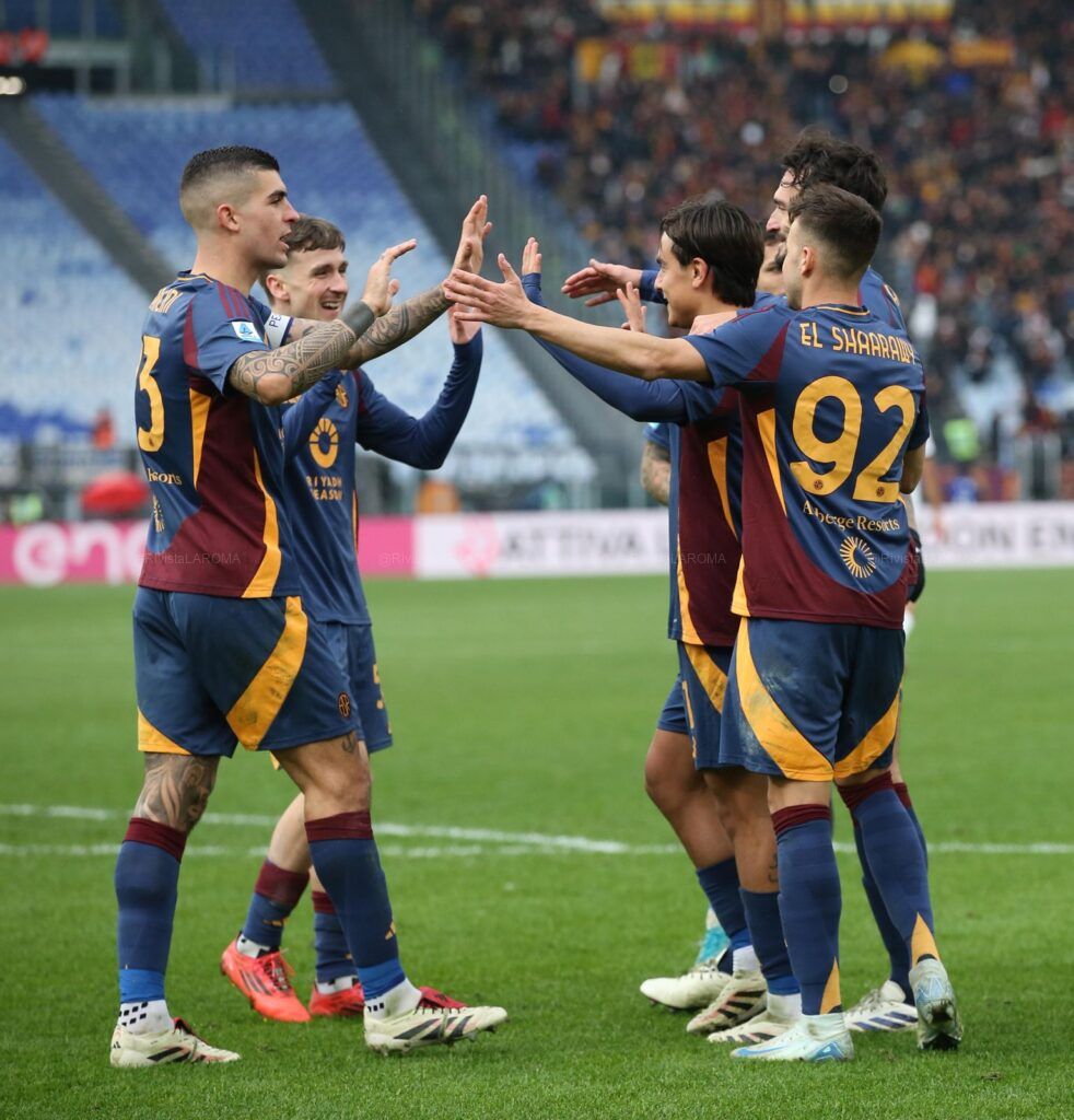 2024-12-22 roma-parma esultanza gol