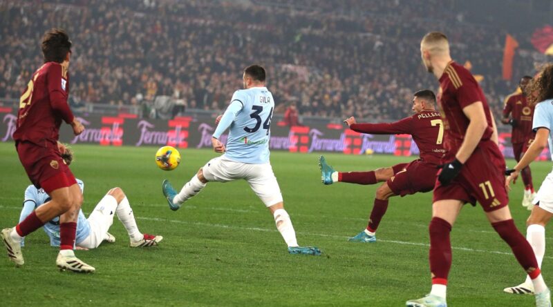 2025-01-05 derby roma-lazio pellegrini gol