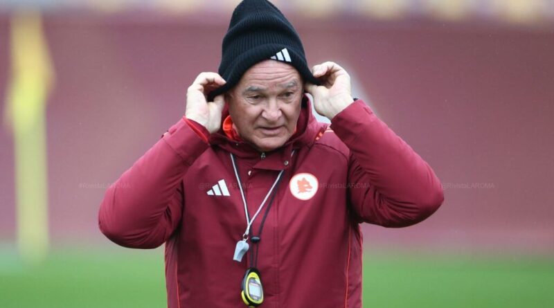 2025-01-22 allenamento trigoria ranieri