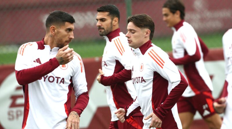 2025-01-22 allenamento trigoria gruppo