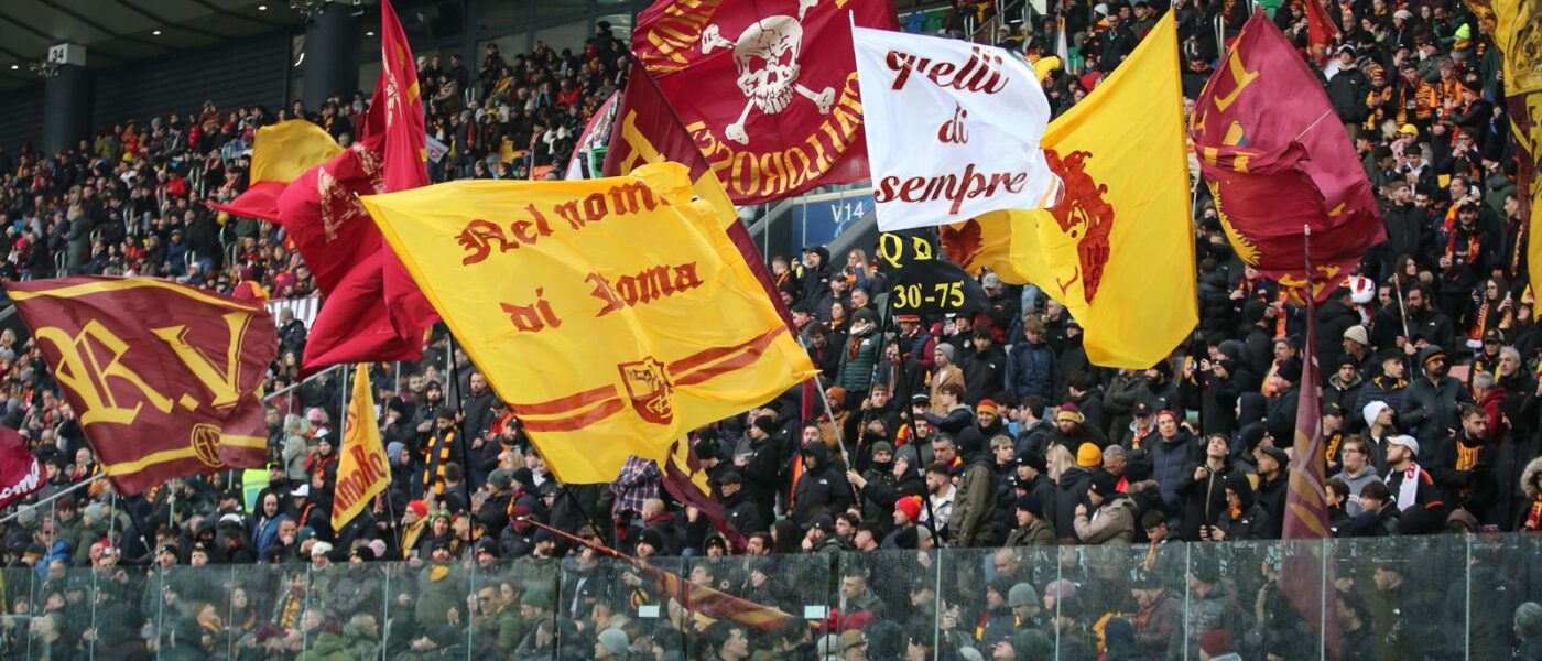 2025-01-26 UDINESE-ROMA tifo settore ospiti