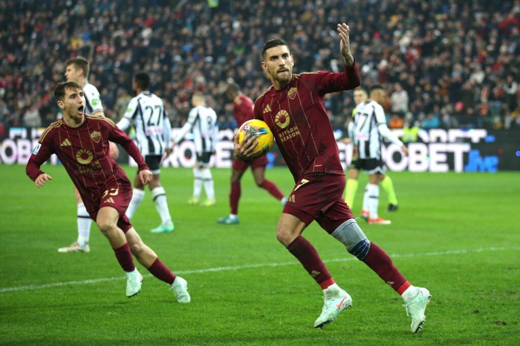 2025-01-26 UDINESE-ROMA pellegrini gol