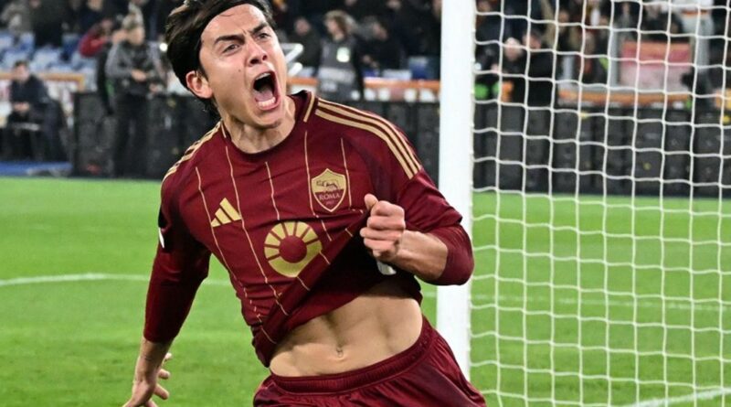 2025-02-20 roma-porto dybala esultanza