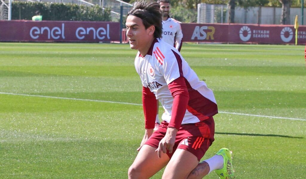 2025-03-05 allenamento trigoria dybala