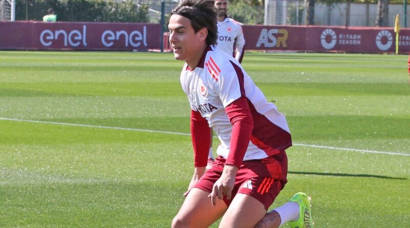 2025-03-05 allenamento trigoria dybala